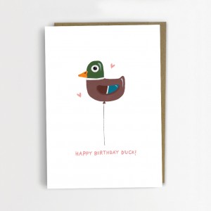 Happy Birthday Duck Card