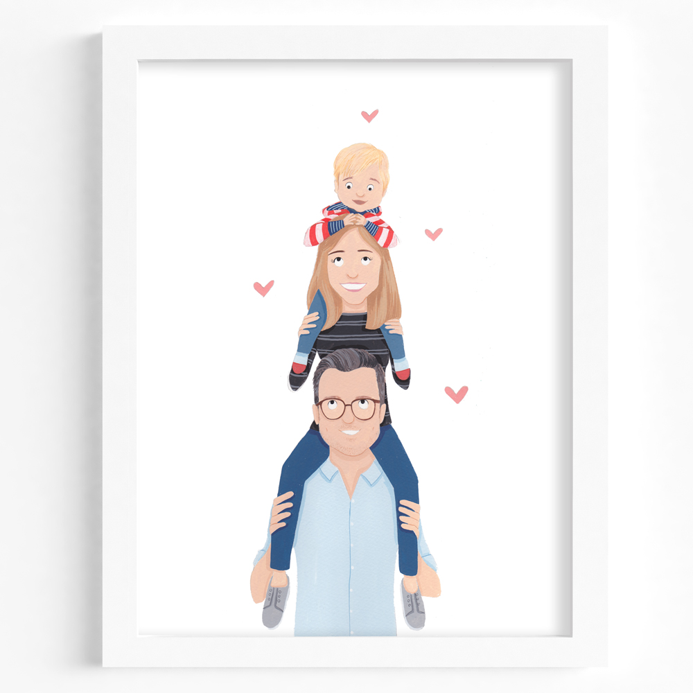 custom-family-piggyback-portrait-dad-portrait
