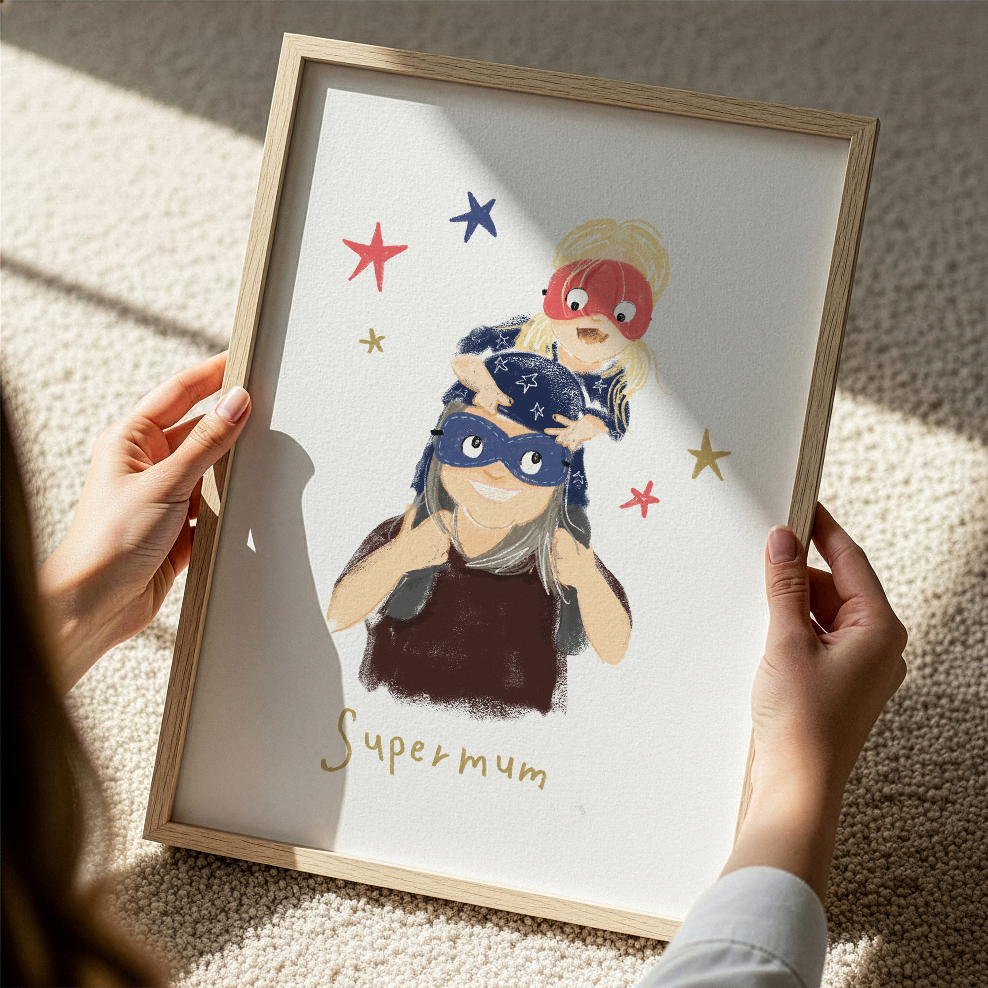 supermum-illusyrated-gift-for-mothers-day